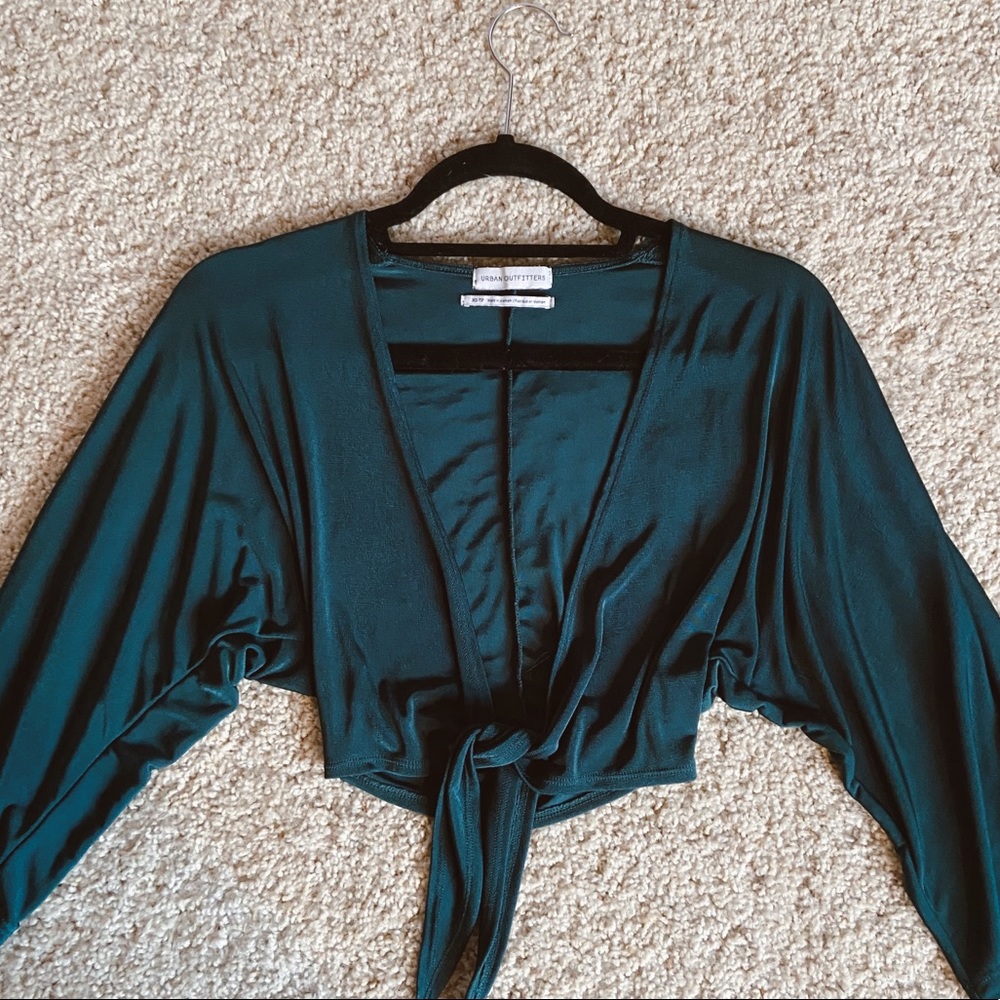 UO Tie Front Top